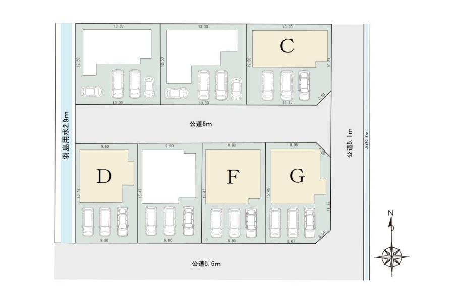 ガーデンスクエア柳津町東塚Ⅱ　Ｆ棟