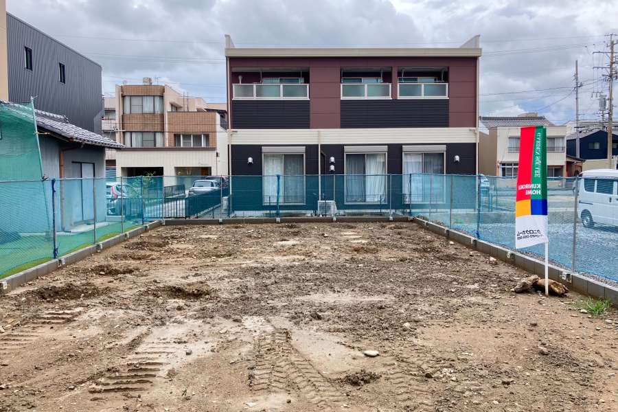 ガーデンスクエア富沢町Ａ棟では建物の工事がはじまりました～ | 分譲物件進捗情報